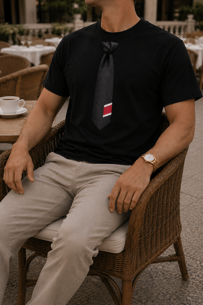 Camiseta Black Belt Gentleman – Tie