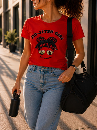 Camiseta Mujer Jiu-Jitsu “Girl Icon – Black Belt”
