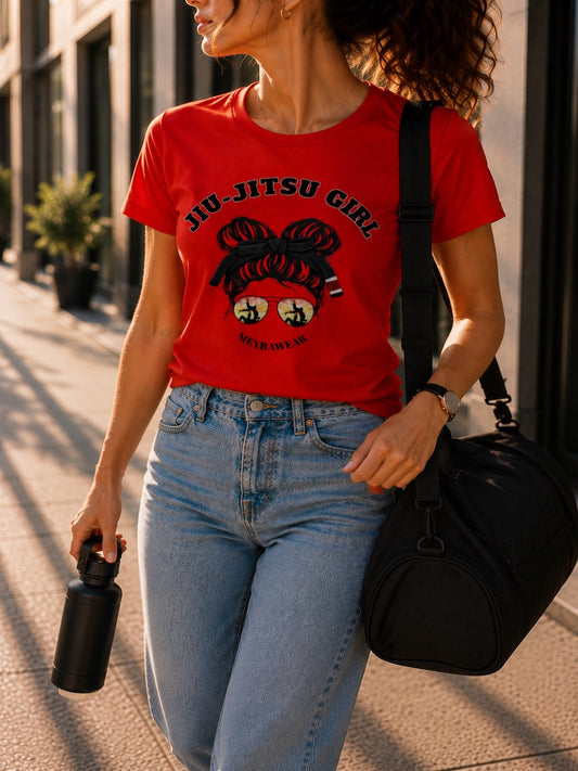 Camiseta Mujer Jiu-Jitsu “Girl Icon – Black Belt”