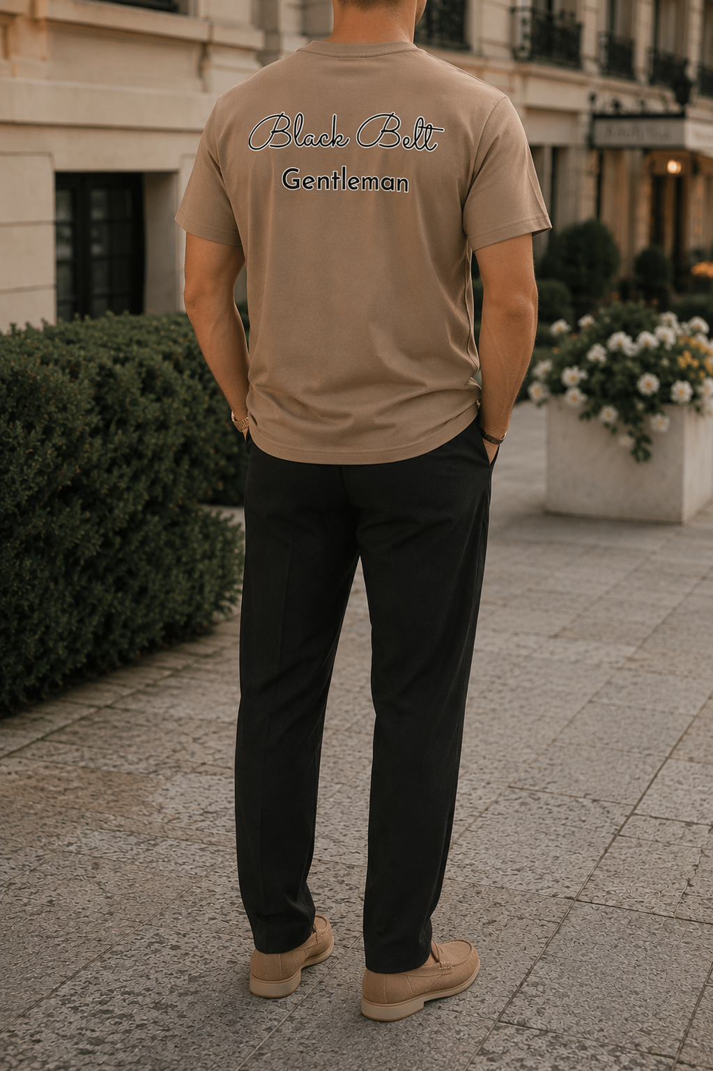 Camiseta Black Belt Gentleman – Mini Bow Tie